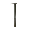 Pied de table réglable, inox, chromé ou noir, hauteur 810 à 910 mm