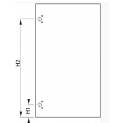 Perçage 2 charnières par porte