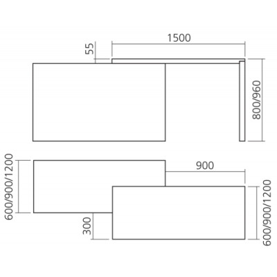 Ferrure de table pivotante SESTANTE