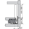 Tiroir sur mesure LEGRABOX BLUM - Hauteur : 144 mm