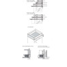 Tiroir sur mesure à l'anglaise LEGRABOX BLUM - Hauteur : 106 mm