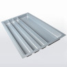 Range-couverts gris pour tiroir de 900 mm