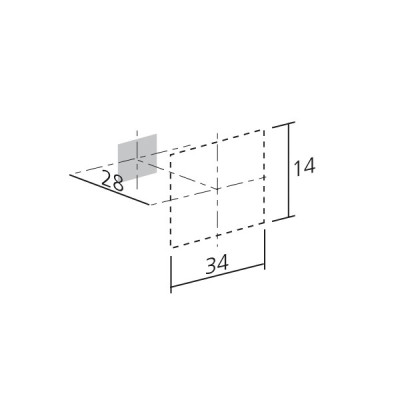 Bouton de meuble MINI OBLONG - Look inox