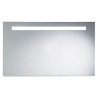 Miroir avec luminaire simple bandeau