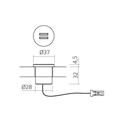 Mini bloc prise USB