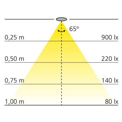 Spot LED 230V diamètre 58 mm