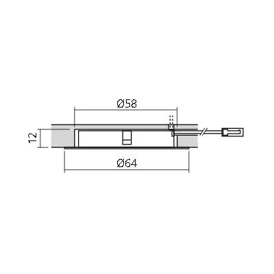 Spot LED LYLA 12V diamètre 58 mm