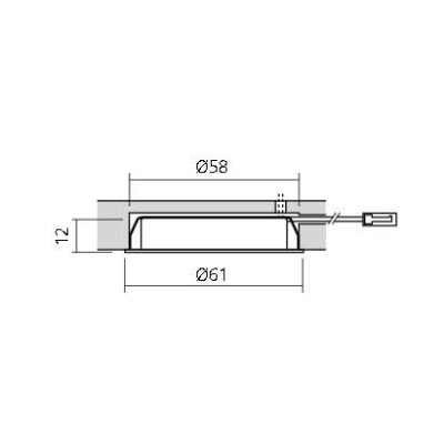 Spot LED OBASI rond 12V