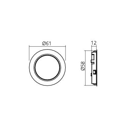 Kit 3 spots LED OBASI rond 12V