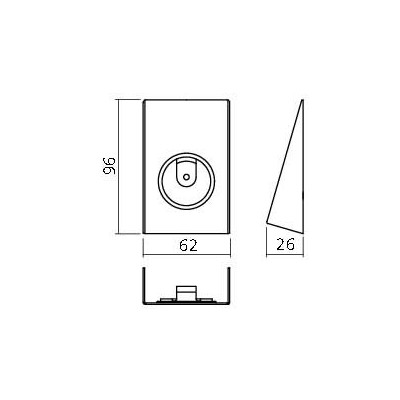 Spot LED JAZZ en applique 12V