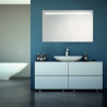 Miroir avec luminaire simple bandeau