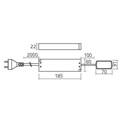 Transformateur 24V - 50W MAESTRO